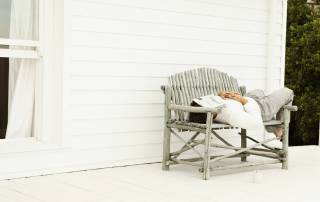 Light mover grow light system automation with napping man photo