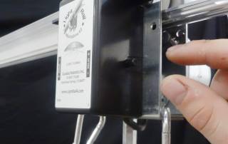 The LightRail light mover time delay is adjustable at 0-60 seconds.
