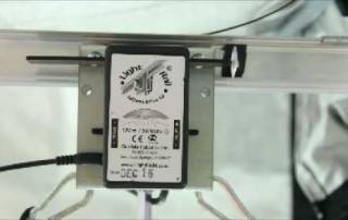 Grow tent light movers get rid of the middle of the canopy hot spot that occurs in the indoor grow tent setting.